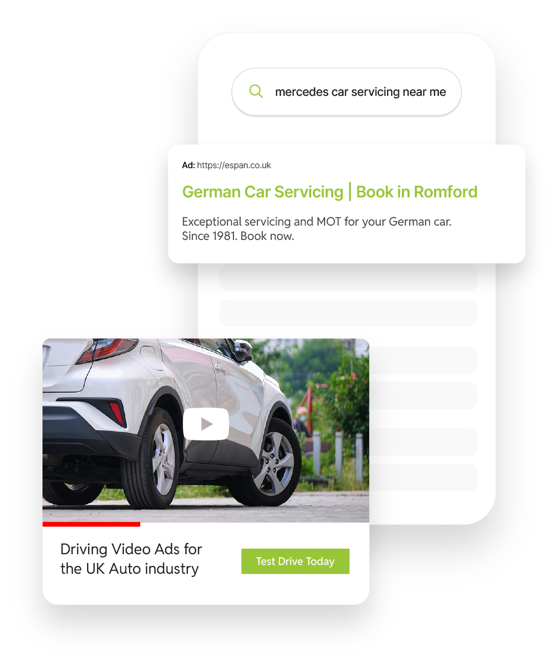 Car Servicing - Google Ads Graphic