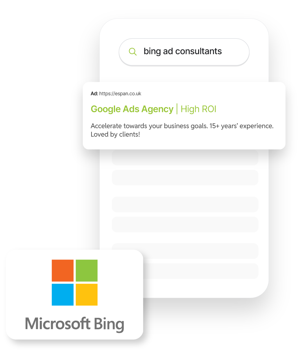 Microsoft Bing Ads Consultants - Search Graphic